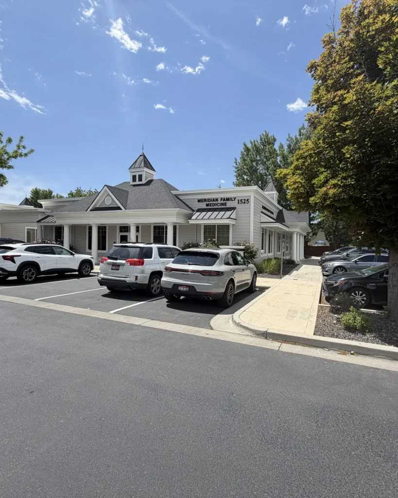 Meridian Family Medicine professional office building exterior painted by All Shades of Painting